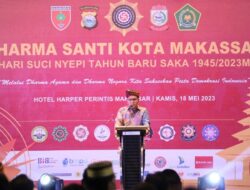 Danny Pomanto Ajak Seluruh Elemen Masyarakat Perkuat Moralitas Sosial di Momen Perayaan Dharma Santi