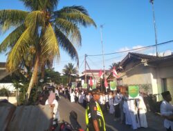 Berlangsung Meriah, Kepala Desa Pengenjek Lepas Kafilah Pawai Ta’aruf MTQ