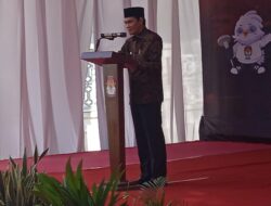 Wakil Bupati Loteng Hadiri Acara Kirab Pemilu 2024