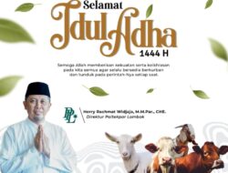 Dirut Poltekpar Lombok Mengucapkan Selamat Hari Raya Idul Adha 1444 H