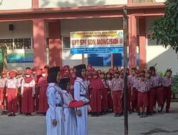 Penuh Semangat, se-Kompleks UPT SPF SD Mongisidi Gelar Upacara Bendera Hari Lahir Pancasila