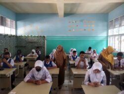 Suasana Tertib, UPT SPF SMPN 4 Makassar Laksanakan PAS Genap TP 2022/2023