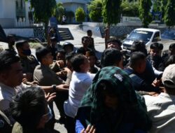 Pj Gubernur Sulbar Prof Zudan Arif Fakrulloh Bersama Bupati Majene Terima Audensi HMI Majene