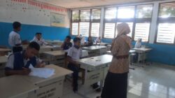 Berjalan Tertib, Pelaksanaan Penilaian Akhir Semester (PAS) Genap di UPT SPF SMPN 20 Makassar