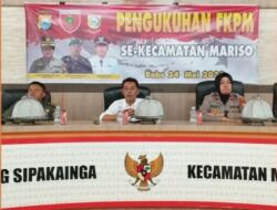 Camat Mariso Hadiri Pengukuhan Forum Komunikasi Polisi Masyarakat