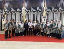 Penamatan dan Pelepasan Peserta Didik Kelas IX UPT SPF SMPN 48 Makassar di Hall Pasca Sarjana UNM