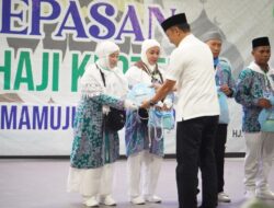 Pj. Gubernur Sulbar Lepas 262 Jamaah Haji Kloter 36 Kabupaten Mamuju