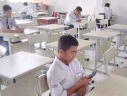 UPT SPF SMP Negeri 35 Makassar Gelar Asesmen Akhir Semester Secara Online TP 2022-2023