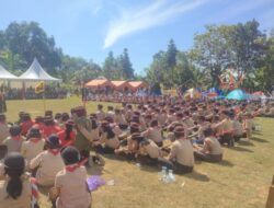 Anggota Pramuka UPT SPF SMPN 22 Makassar Ikut Perkemahan Adhyaksa Camp 2023