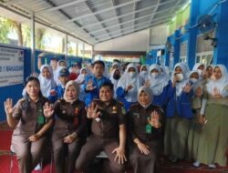 Kejati Sulsel Gelar Penyuluhan Hukum di UPT SPF SMP Negeri 1 Makassar