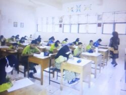 Berjalan Tertib, UPT SPF SMPN 25 Makassar Gelar PAS Genap TP 2022-2023