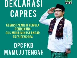 Komunitas Milenial Mateng Deklarasi Dukung Gus Imin Capres RI 2024