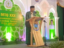 Buka MTQ Ke – XXX Tingkat Kecamatan Jonggat, Bupati Loteng Ajak Masyarakat untuk selalu mengasihi Anak Yatim