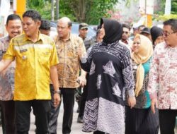 Jelang APEKSI ke- XVI, Camat Ujung Tanah Bersama Jajaran Sambut Kunjungan Wawali Makassar di Lorong Wisata Milan
