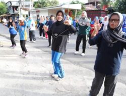 Sabtu Ceria, Fatmawati Rusdi Senam Sehat dan Kunjungi Longwis Maastricht Bara Baraya