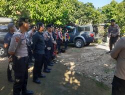 Asah Kemampuan Deteksi Narkotika Unit Polsatwa Polda NTB Gelar Latihan Bersama Unit Polsatwa Polres Lobar