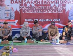 Hadiri Simakrame dan Silaturahmi, Kapolda NTB Berdialog Bersama Warga