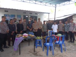 Kapolsek Jonggat Peduli Terhadap Masyarakat Kurang Mampu