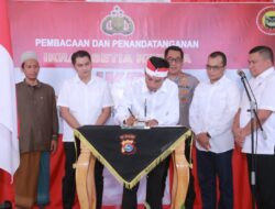 Polda NTB Gelar Penandatanganan Komitmen Setia kepada NKRI