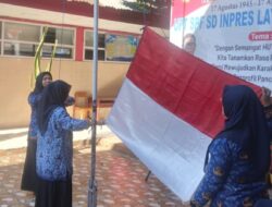HUT Ke-78 RI, UPT SPF SDI Layang Bertingkat Makassar Gelar Upacara Bendera