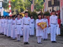 Semarak HUT RI ke 78, UPT SPF SMPN 48 Makassar Gelar Upacara Bendera, Pelantikan Pengurus Intra, Ekstrakurikuler dan Lomba