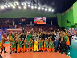 Tim Volley Putra Polda NTB Berhasil Lolos ke Babak 8 Besar Turnamen Volleyball Kapolri Cup 2023