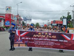 Wujud Rasa Syukur Keberadaan Polwan, 7 Personil Polwan Polda NTB Ikut Napak Tilas di Kota Bukittinggi Sumatera Barat