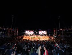 250 Penari Kolosal Siswi SMP se Kota Makassar Tampil di Pembukaan F8 2023