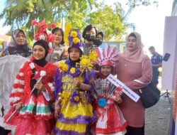 Siswa UPT SPF SDI Sambung Jawa I Ikuti Kegiatan Ganrang Bulo dan Daur Ulang di Makassar F8