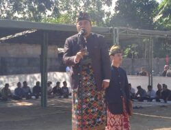 Kades Bonjeruk Pimpin Langsung Upacara Perdana Peringatan HUT Desa Bonjeruk Ke 166