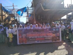 UPT SPF SMP Negeri 5 Makassar Gelar Outing Class, Melihat Proses Pembuatan Kapal Phinisi di CPI
