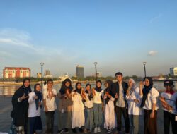 Perpustakaan LAGALIGO SMPN 4 Buat Mading di Lego-Lego CPI Makassar