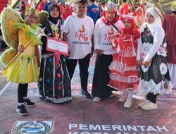 UPT SPF SDI Tello Baru Tampil Dengan Kostum Daur Ulang dan Tari Ganrang Bulo di Makassar F8