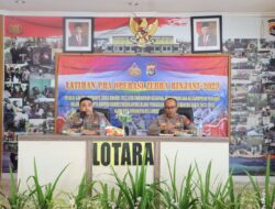 Kapolres  Lombok Utara Gelar Lat Pra Ops  Zebra Rinjani 2023*
