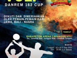 Jadwal Lengkap  Turnamen Voli Danrem 162 Cup 2023, Tonton dan Jangan Lewatkan.