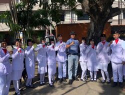 Tim Paskibraka UPT SPF SMPN 32 Makassar Meriahkan Karnaval F8