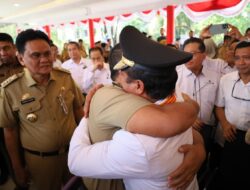 Wali Kota Danny Hadiri Upacara Pelepasan Gubernur Sulsel
