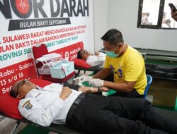 Rangkaian HUT Sulbar ke 19, Pemprov Gelar Donor Darah Pj Gubernur Sulbar Target 3000 Kantong Darah