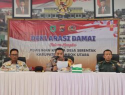 Kapolres Lombok Utara Bersama Muspida Gelar Deklarasi Damai*