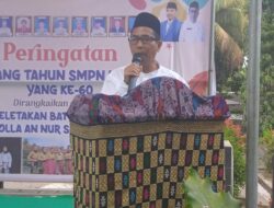 Perayaan HUT SMPN I Jonggat yang ke 60 tahun Berlangsung Meriah