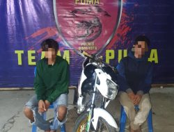 Tim Opsnal Satreskrim Sergap Dua Pelaku Curanmor, Modus Gasak Motor Korban Sesama Suku NTT