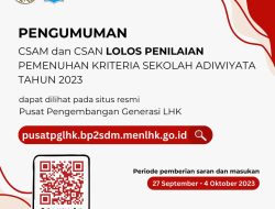 UPT SPF SDN Bulurokeng Makassar Lolos Penilaian Adiwiyata Nasional 2023, Bersiap Menuju Adiwiyata Mandiri