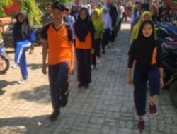 Siswa UPT SPF SMPN 53 Makassar Antusias Sambut HUT RI ke-78