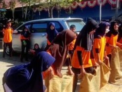 Pelajar UPT SPF SMPN 6 Makassar Antusias Sambut Hari kemerdekaan RI ke-78