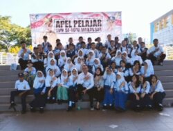 UPT SPF SMPN 5 Ikuti Apel Pelajar SMP se-Kota Makassar, Kepsek Ajak Bersatu Lawan Narkoba, Tawuran, Balap Liar, dan Hoax