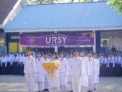 Meriahkan HUT RI ke-78, UPT SPF SMPN 36 Makassar Gelar Upacara Bendera