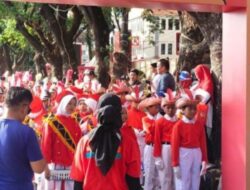 Meriahkan Makassar F8, UPT SPF SDN Pongtiku 1 dan 2 Tampil dengan Drum Band dan Daur Ulang