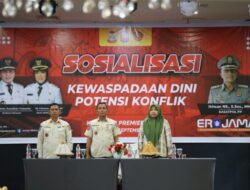 Satpol PP Makassar Gelar Sosialisasi Kewaspadaan Dini Potensi Konflik