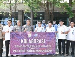 PDAM Makassar dapat Dukungan Polrestabes dalam Pendistribusian Air Bersih ke Pelanggan