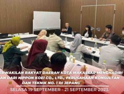 DPRD Makassar Hadiri Undangan Perusahaan Konsultan dan Teknik No.1 di Jepang